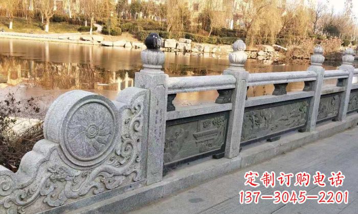 赣州园林景观大理石栏板石雕 (10)