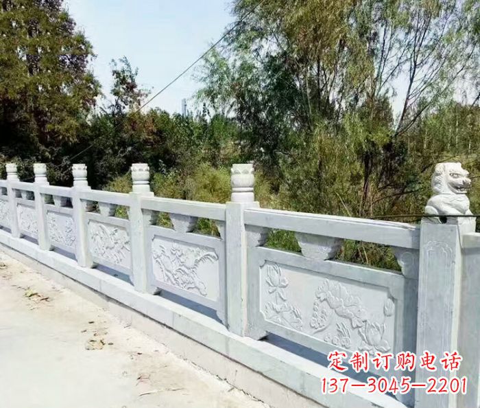 赣州园林景观大理石栏板石雕_1
