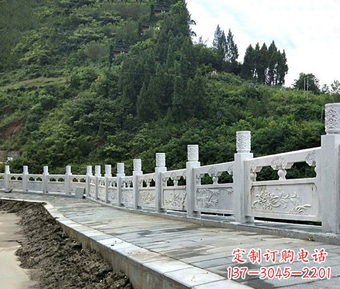 赣州园林景观大理石栏板石雕_2