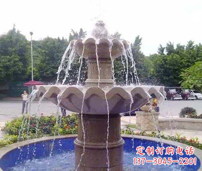 赣州园林景观大理石喷泉石雕