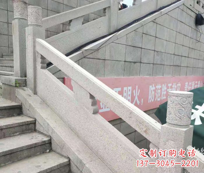 赣州园林景观大理石桥栏板石雕_1 (2)