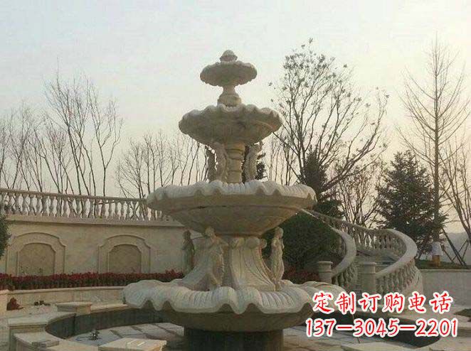 赣州园林景观大型喷泉石雕 (2)