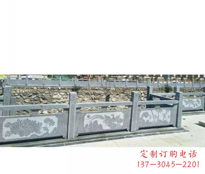 赣州园林景观仿古石雕栏板 (5)