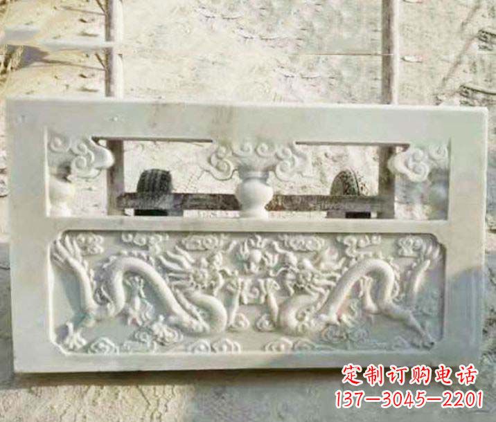 赣州园林石浮雕栏板景观石雕