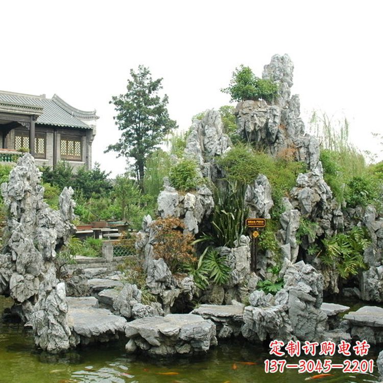 赣州园林庭院奇石假山