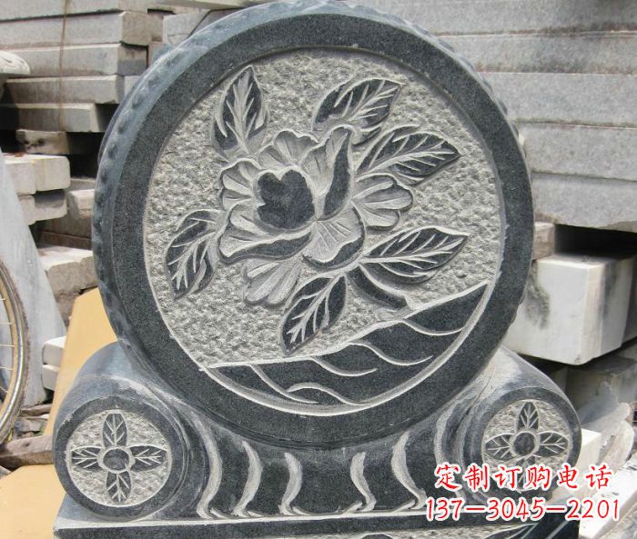 赣州招财抱鼓石仿古石门墩