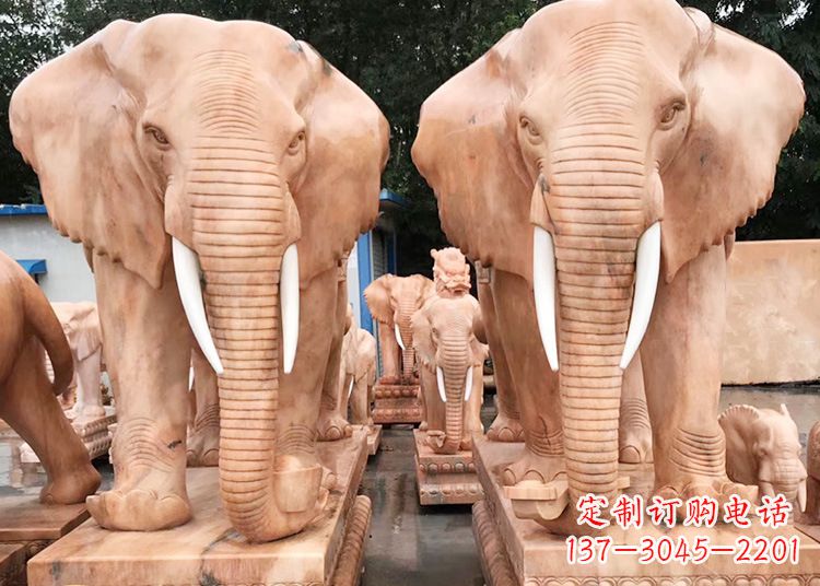 赣州招财大象石雕
