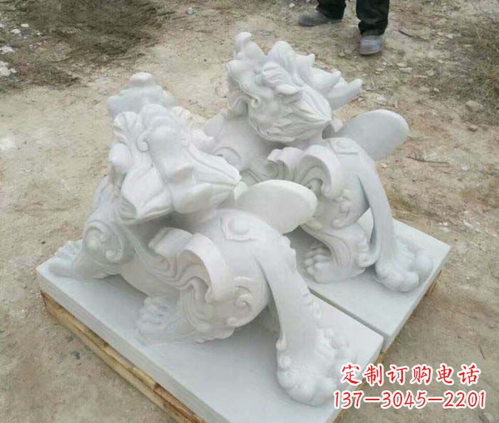 赣州招财进宝立式貔貅门口石雕