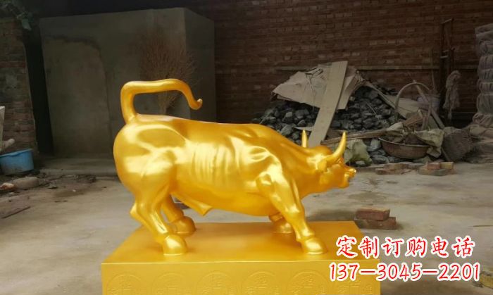 赣州招财铜牛雕塑 (2)