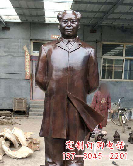 赣州中国伟人毛泽东铜像