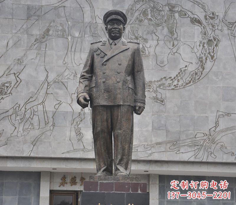 赣州朱德人物铜雕