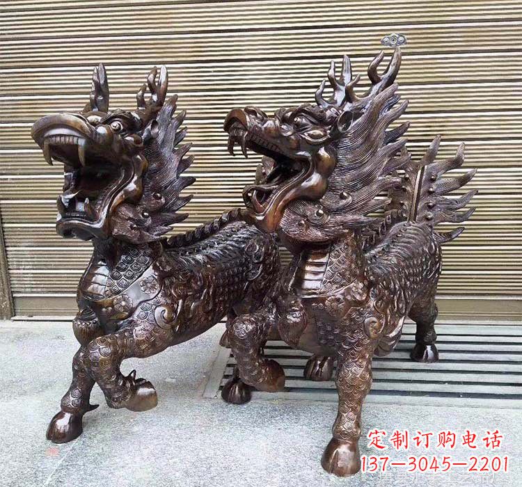 赣州铸铜铜麒麟